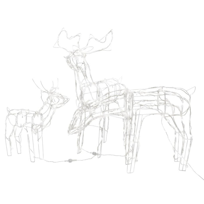 3 Piece Christmas Light Display Reindeers 229 LEDs