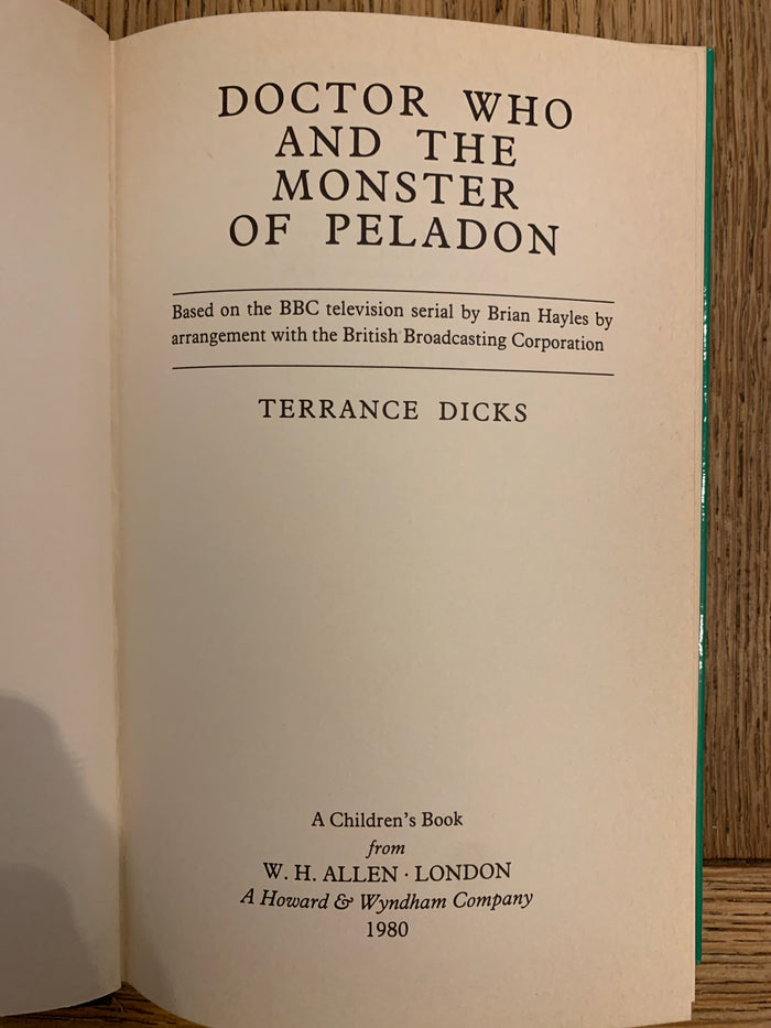 Doctor Who and the Monster of Peladon