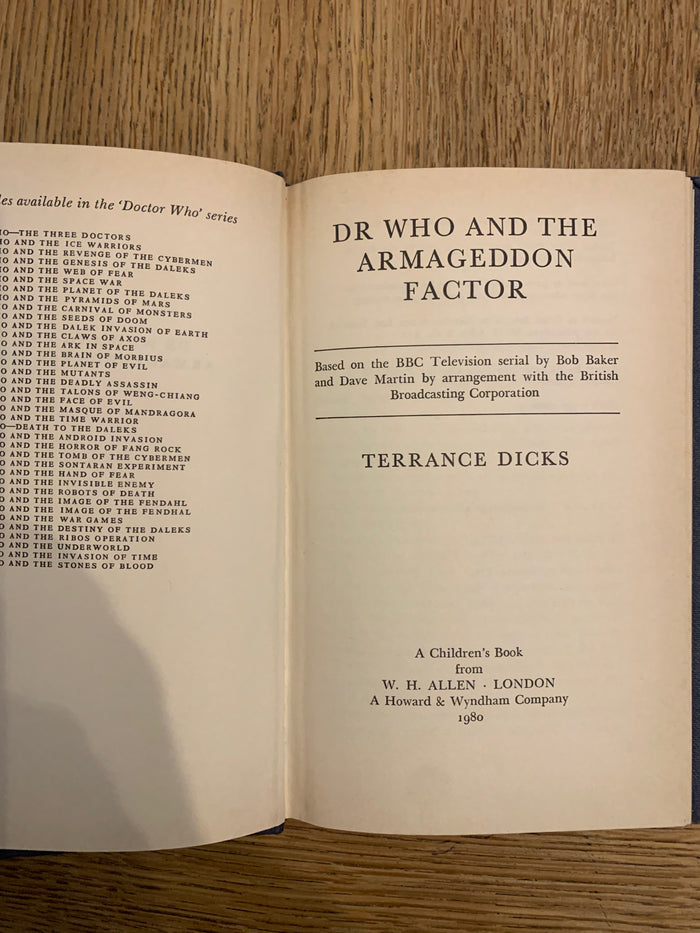Doctor Who and the Armageddon Factor