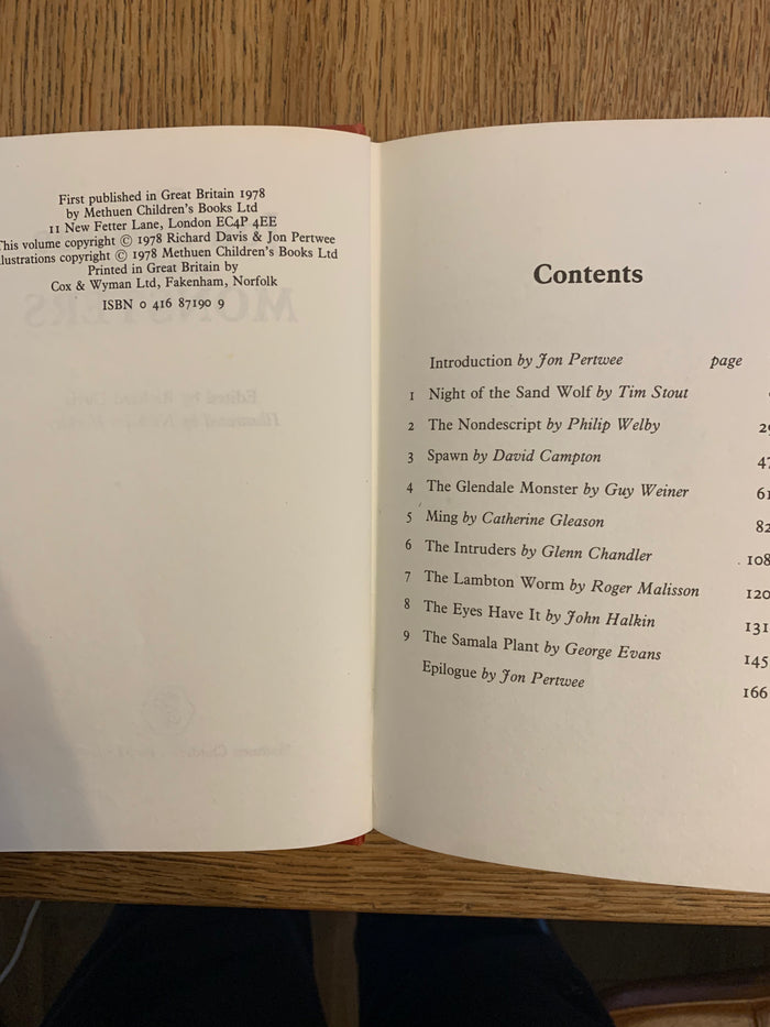 The Jon Pertwee Book of Monsters