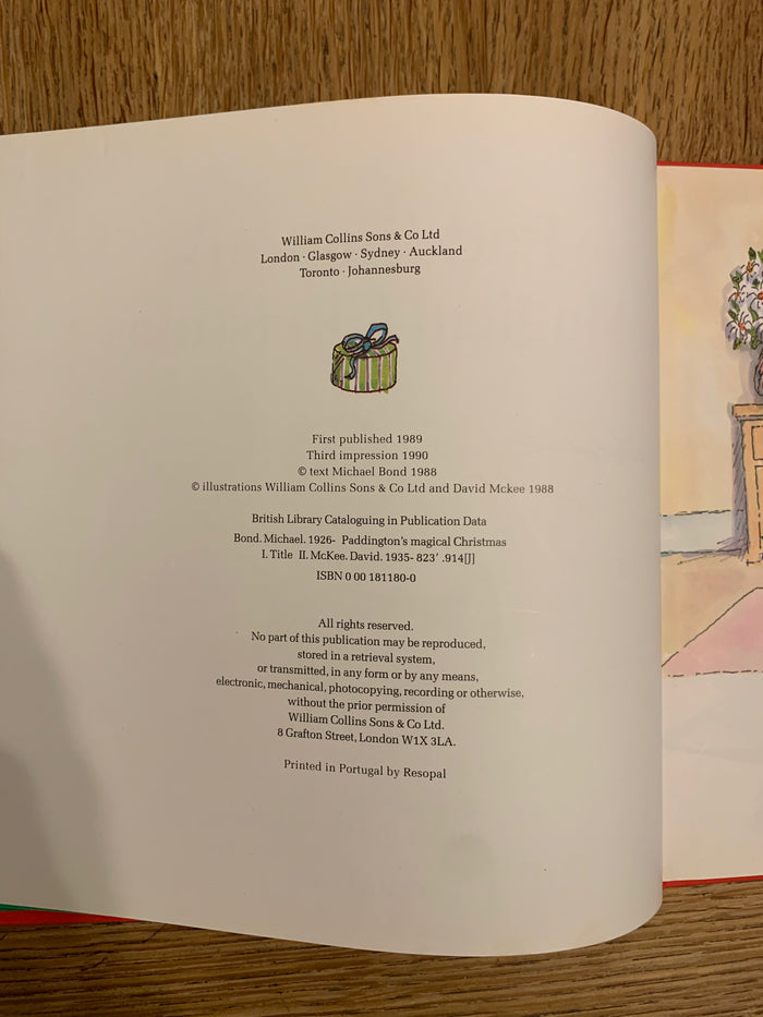 Paddington's Magical Christmas (signed)