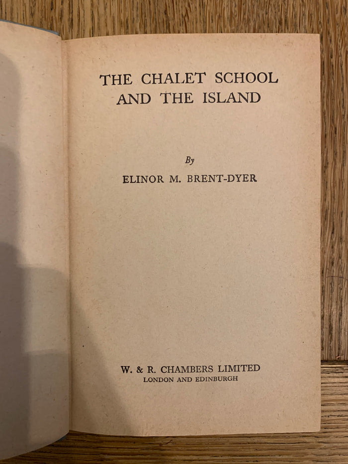 The Chalet School and the Island