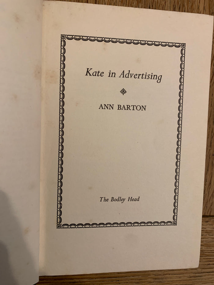 Kate in Advertising