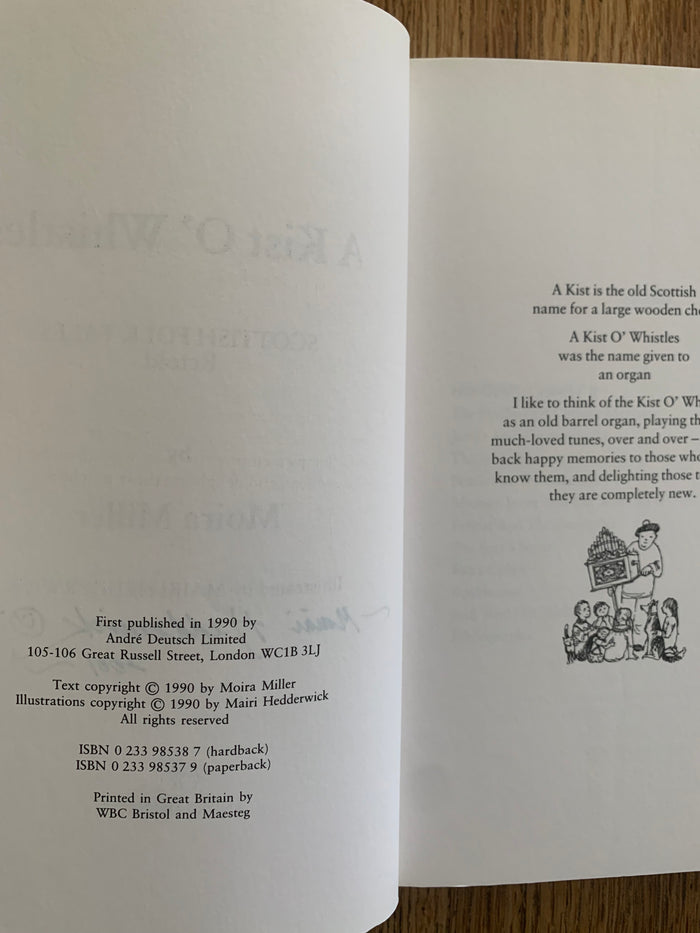 A Kist O' Whistles - Scottish Folk Tales Retold (signed)
