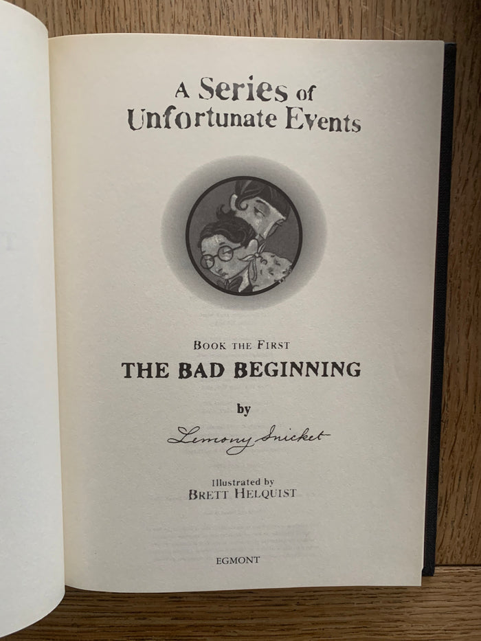 A Series of Unfortunate Events - The Bad Beginning. Book 1