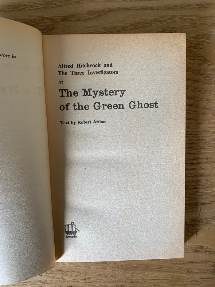 Alfred Hitchcock and The Three Investigators in the Mystery of the Green Ghost