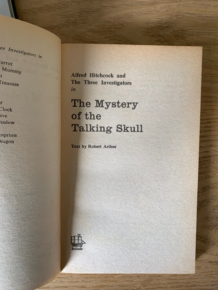 Alfred Hitchcock and The Three Investigators in the Mystery of the Talking Skull