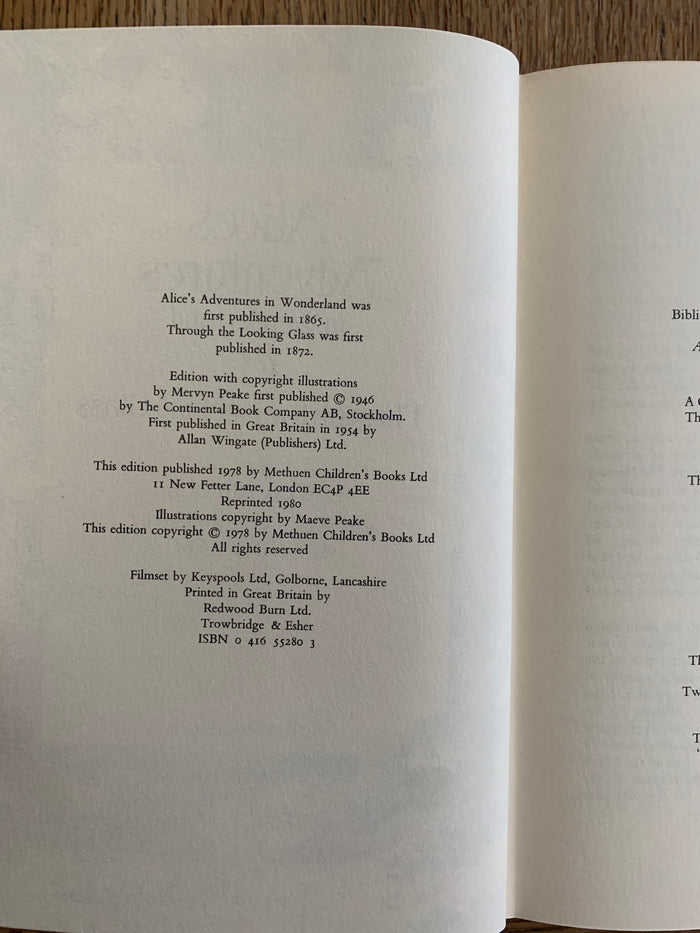 Alice's Adventures in Wonderland and Through the Looking Glass