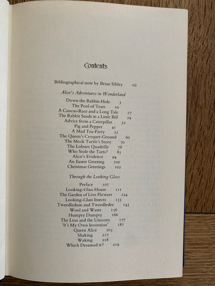 Alice's Adventures in Wonderland and Through the Looking Glass