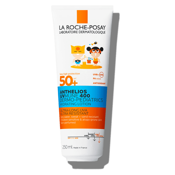 LA ROCHE-POSAY ANTHELIOS UVMUNE 400 DERMO-PEDIATRICS HYDRATING LOTION SPF50+ Sunscreen - presentacion actual