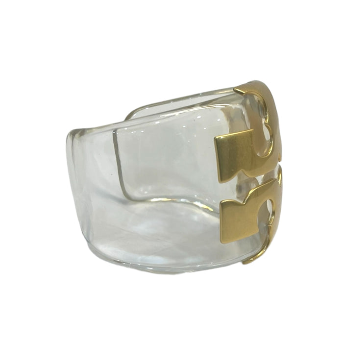 Tory Burch Applied Logo Resin Cuff