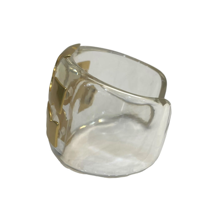 Tory Burch Applied Logo Resin Cuff