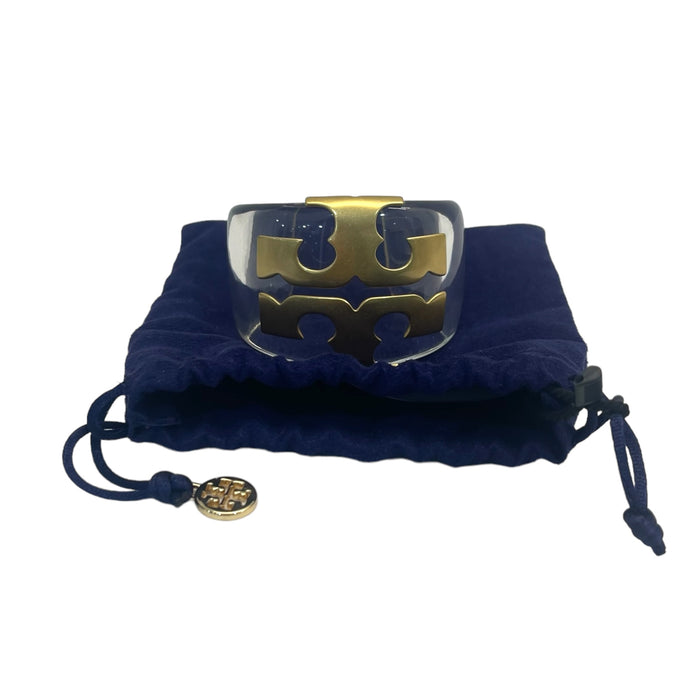 Tory Burch Applied Logo Resin Cuff