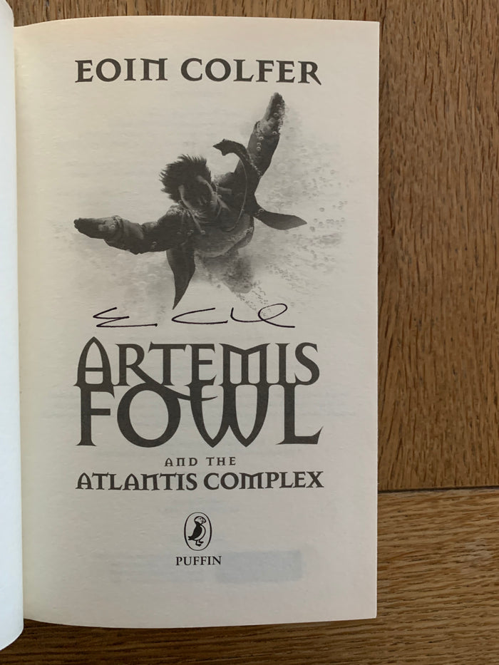 Armetis Fowl and the Atlantis Complex (signed)