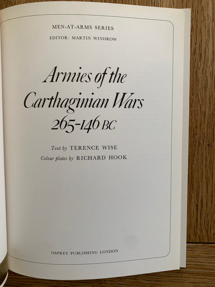 Armies of the Carthaginian Wars 265-146 BC