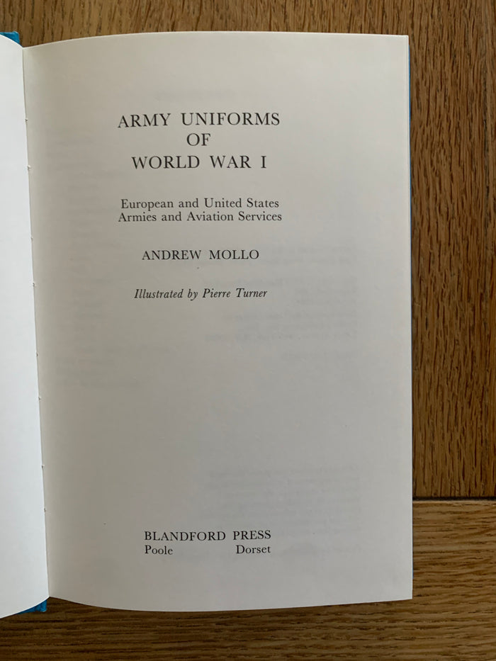 Army Uniforms of World War 1