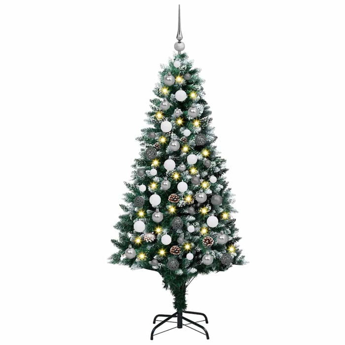 Artificial Christmas Tree Green 180 cm PVC, Steel and Plastic