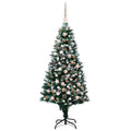 Artificial Christmas Tree Green 180 cm PVC, Steel and Plastic