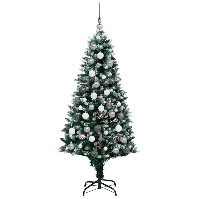 Artificial Christmas Tree Green 180 cm PVC, Steel and Plastic