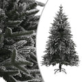 Artificial Christmas Tree LED&Ball Set&Flocked Snow 180cm PVC&PE