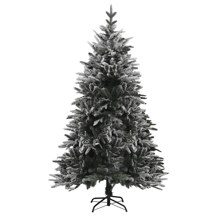 Artificial Christmas Tree LED&Ball Set&Flocked Snow 180cm PVC&PE
