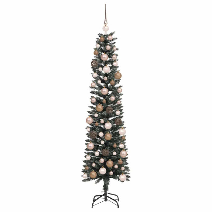 Artificial Christmas Tree with 300 LEDs with Stand Green 180 cm