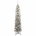 Artificial Christmas Tree with 300 LEDs with Stand Green 240 cm