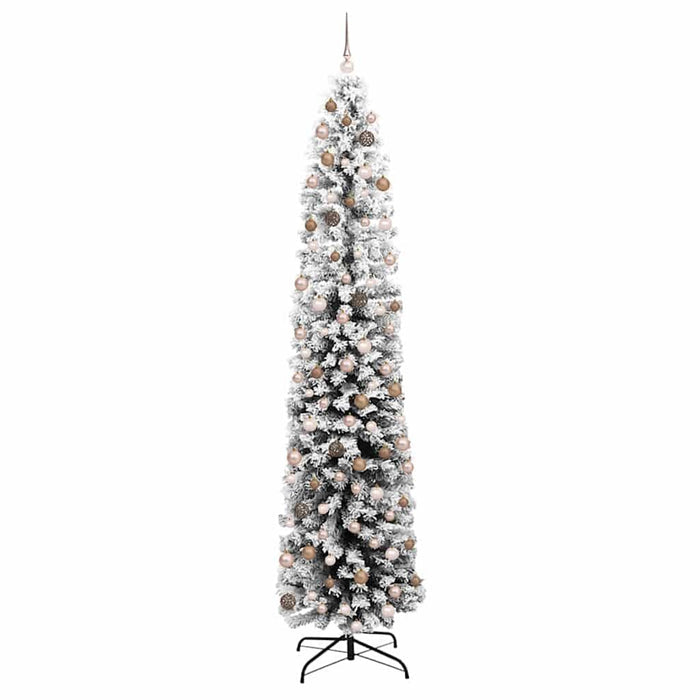 Artificial Christmas Tree with 300 LEDs with Stand Green 240 cm
