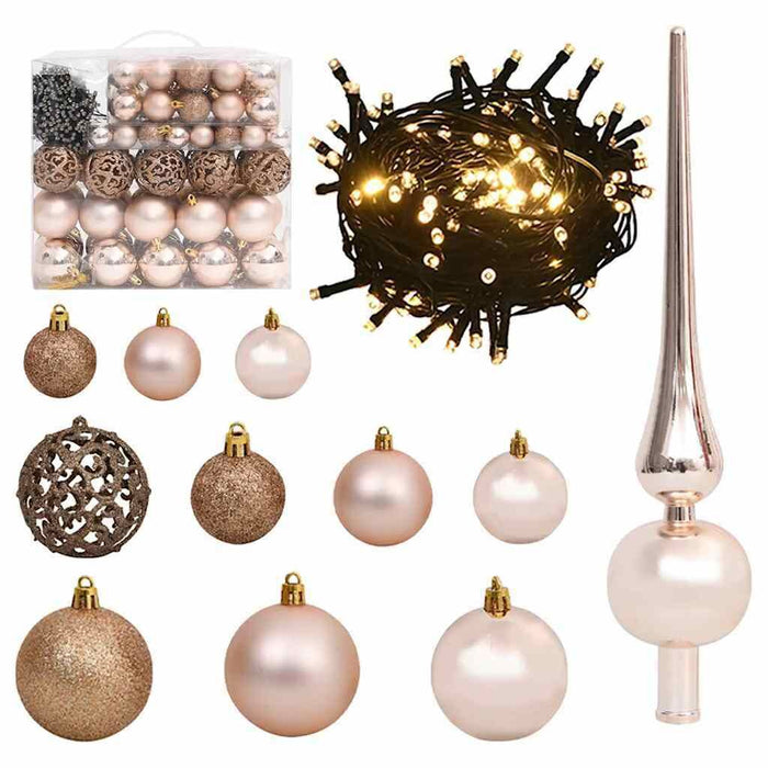 Artificial Christmas Tree with 300 LEDs with Stand Green 240 cm