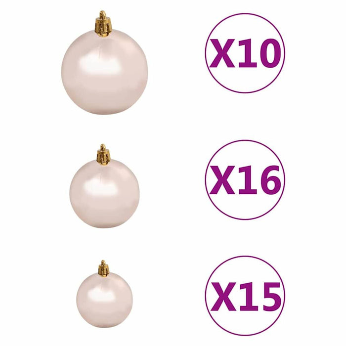 Artificial Christmas Tree with 300 LEDs with Stand Green 240 cm