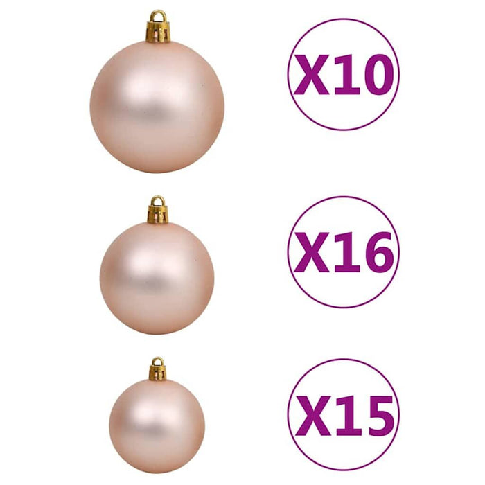 Artificial Christmas Tree with 300 LEDs with Stand Green 240 cm