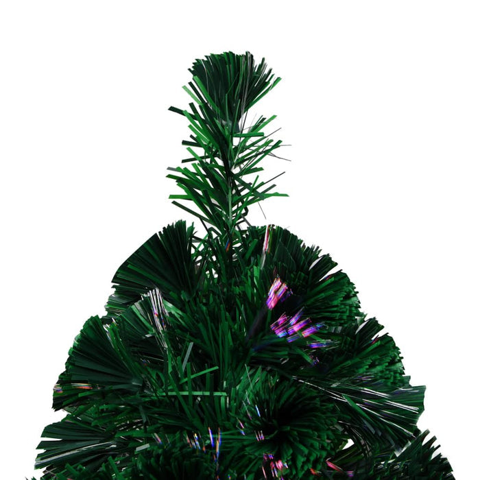 Artificial Christmas Tree with Stand 180cm Fibre Optic LED Lights Xmas Green