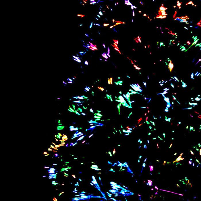 Artificial Christmas Tree with Stand 210cm Fibre Optic LED Lights Xmas Green