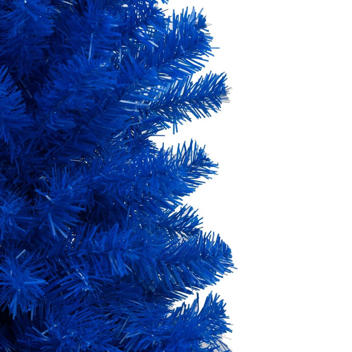 Artificial Christmas Tree with Stand Blue 210 cm PVC
