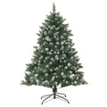 Artificial Christmas Tree with Stand Hinged PVC Steel 120cm