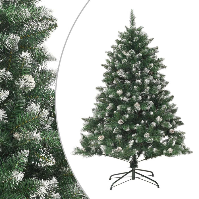 Artificial Christmas Tree with Stand Hinged PVC Steel 120cm