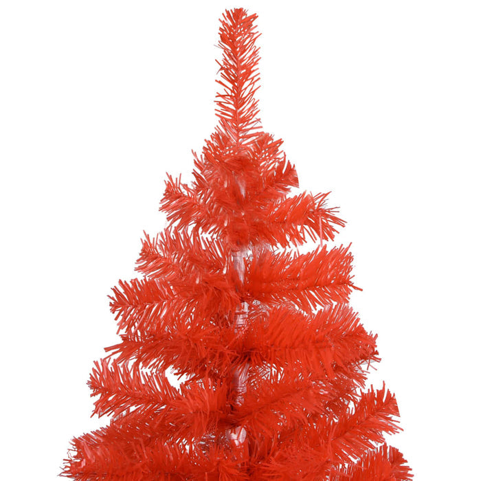 Artificial Christmas Tree with Stand Red 150 cm PVC