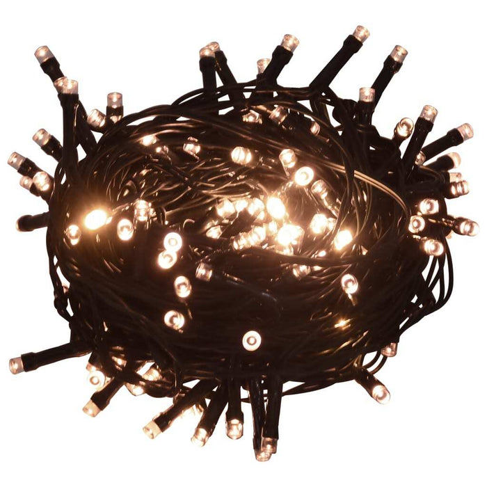 Artificial Hinged Christmas Tree 120cm LED Lights PE Tips Indoor Xmas Green