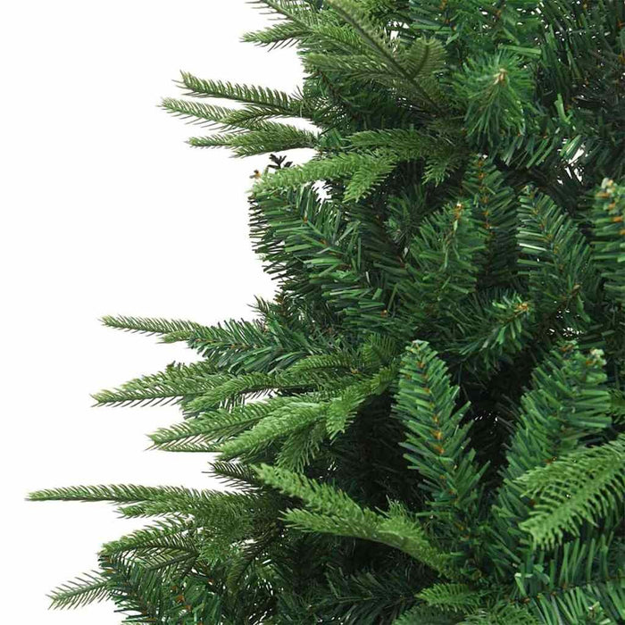 Artificial Pre-lit Christmas Tree Green 180 cm PVC and PE