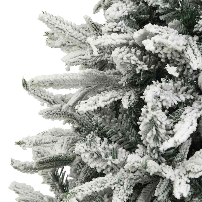 Artificial Pre-lit Christmas Tree Green 180 cm PVC and PE