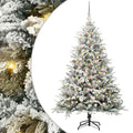 Artificial Pre-lit Christmas Tree with Ball Set Green 180 cm