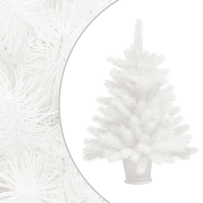 Artificial Pre-lit Christmas Tree with Ball Set White 65 cm