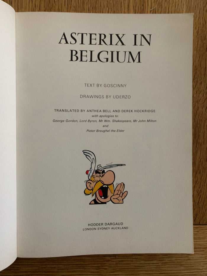 Asterix in Belgium