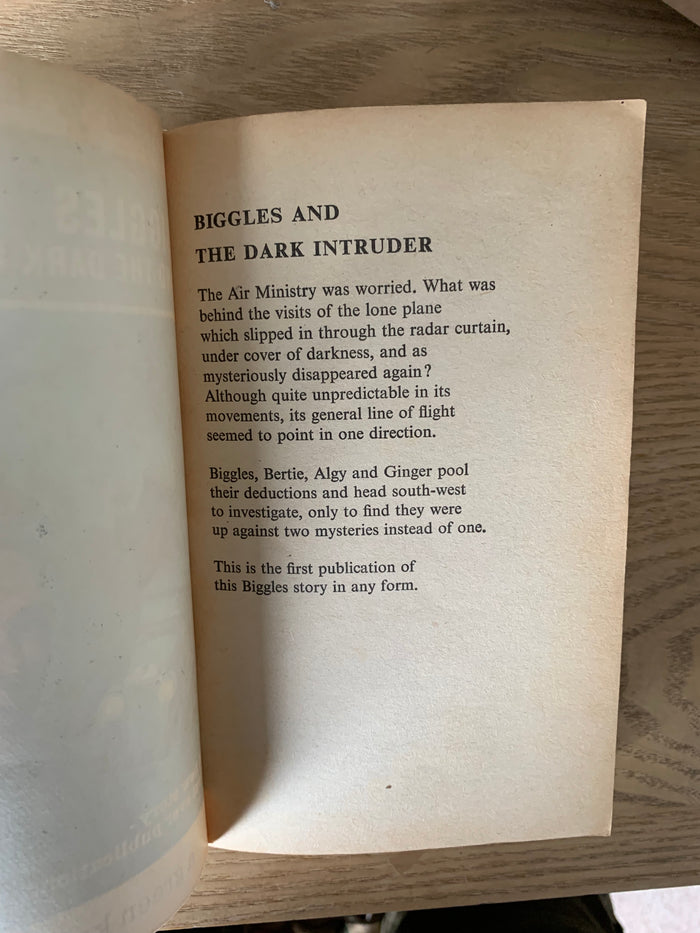 Biggles and the Dark Intruder