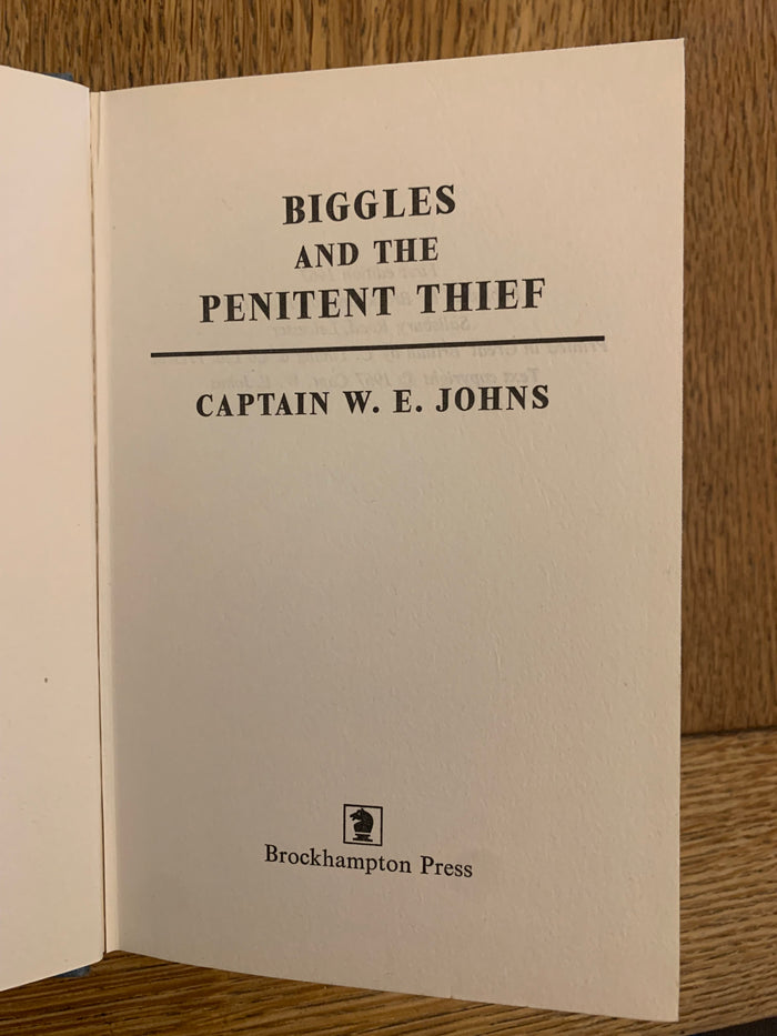Biggles and the Penitent Thief