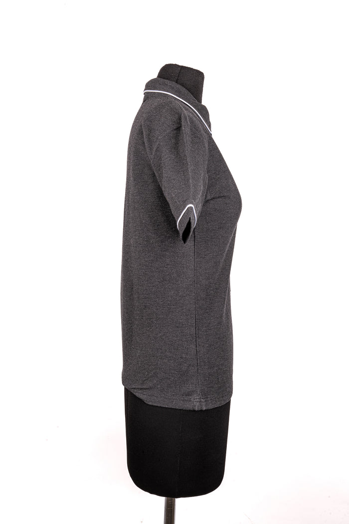 Black Polo Neck T-Shirt