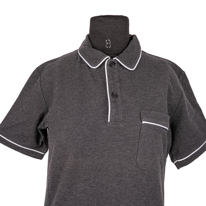 Black Polo Neck T-Shirt