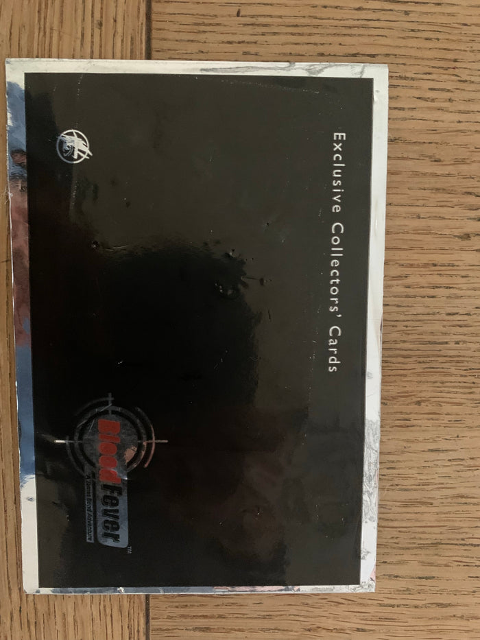Blood Fever (signed) with sealed Collectors Cards