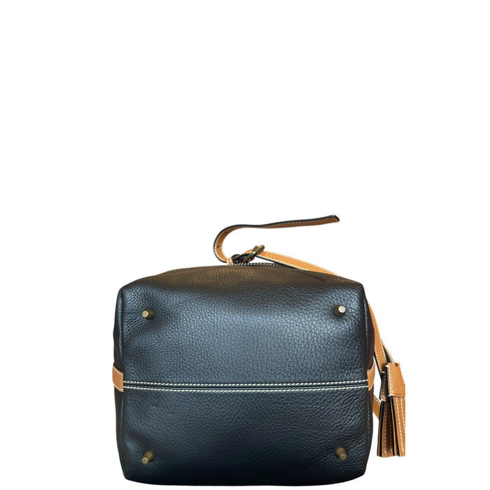 Burberry Heston Bucket Bag Signature House Check Canvas