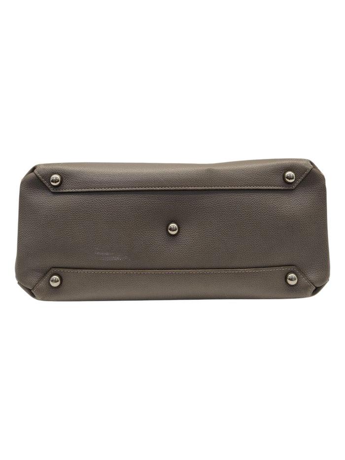 Burberry Plaid Leather Banner Handle Bag